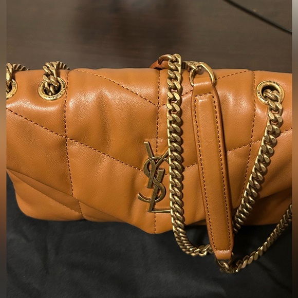 Saint Laurent NWT Lou Puffer Toy YSL Shoulder Bag in Quilted Leather - Picture 10 of 12